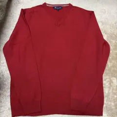 と*ら様 デッドストック　Aquascutum LONDON ウールニット セー
