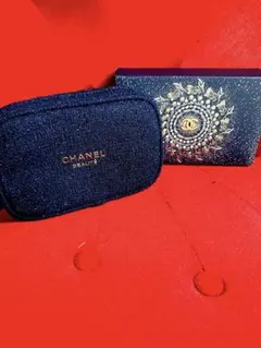 新品未使用 シャネル CHANEL ノベルティポーチ チェーンショルダーバッグ