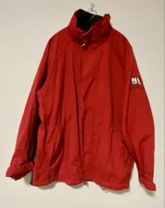 NAUTICA ナイロンジャケット レッド ブラック