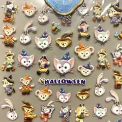 ダッフィーアンドフレンズ ハロウィン ディズニー ネイルシール