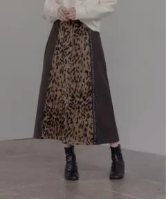 Ameri ELLIE ASYMMETRY PLEATS SKIRT ブラウン - メルカリ