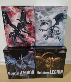 遊戯王 フィギュア　レッドアイズ　ブルーアイズ　Monster LEGION