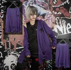 NieR PURPLE LACE-UP CARDIGANのサムネイル