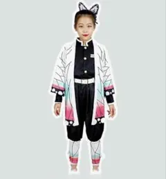鬼滅の刃 胡蝶しのぶ 子供用 150 コスプレ 衣装 送別会 キッズコスチューム