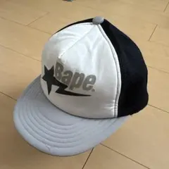Bape トラッカーキャップ ブラック/ホワイト BAPE A BATHING APE トラッカーキャップ メッシュキャップ白/黒 - メルカリ