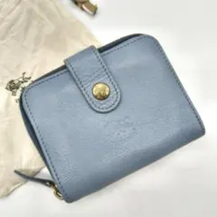 イルビゾンテ 二つ折り財布 ブルー コンパクト財布 レアのサムネイル