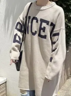 美品SPICK＆SPAN⭐︎ビッグロゴニットワンピース