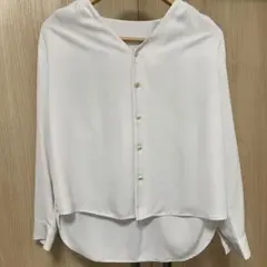 ROPÉ PICNIC Vネック長袖シャツ　ブラウス　オフィスカジュアル