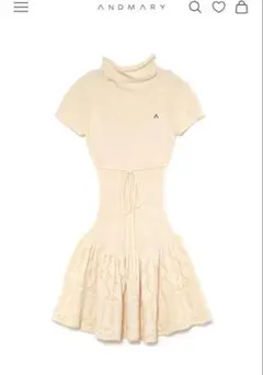 ANDMARY Mary logo flare mini dress ワンピース | Mercari
