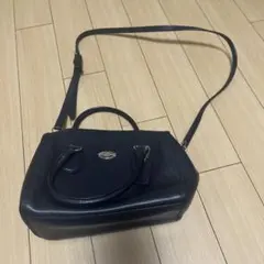 coach ネイビー　ショルダーバッグ