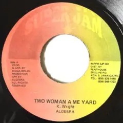 ロッコン師匠Algebra／Two Woman A Me Yardレゲエレコード