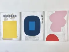 アートワークか幾何学的デザイン３枚セット