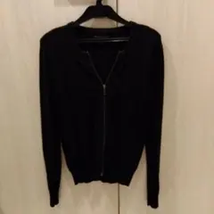 バナナリパブリック　フロントジップカーディガン