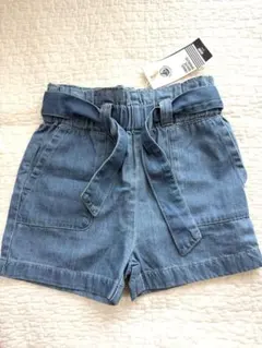 新品未使用　プチバトーpetitbateau 子供デニムショートパンツ