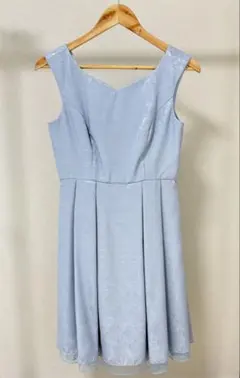 パーティードレス　ショール付　結婚式参列ドレス　お呼ばれドレス　春夏