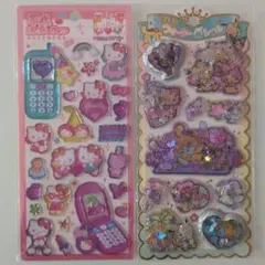 サンリオ 日焼け キティ ウォーターシール 平成はっぴーフォン ボンドロ 2枚
