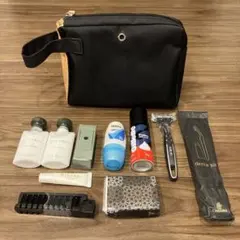 エミレーツ航空　ブルガリ　ビジネスクラス　アメニティキット　ポーチ　メンズ