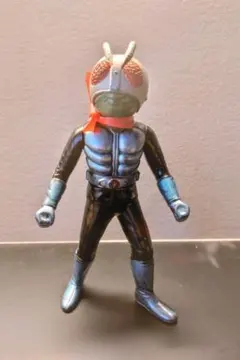 美品 当時物 旧バンダイ 仮面ライダー2号 ソフビ 希少 約22cm ポピーのサムネイル