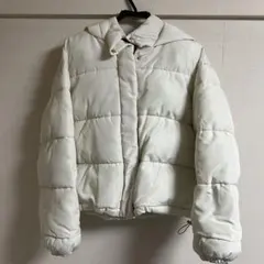 NICE CLAUP フード付き ダウンジャケット