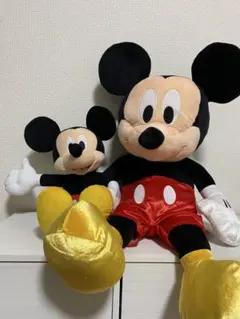 ミッキーマウス ぬいぐるみ2点セット
