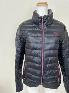 PUMA M ダウンジャケット 黒 ピンク 配色 ダウン フェザー 軽量 プーマのサムネイル