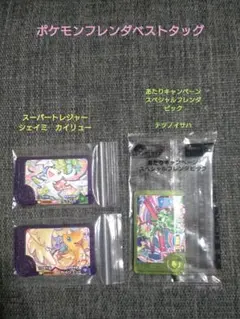 ポケモンフレンダバストタッグ 　スーパートレジャー　シェイミ　カイリュー