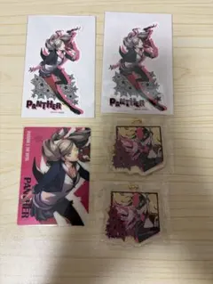 ペルソナ5 ロイヤル パンサー 高巻杏 アクリルキーホルダー 缶バッジ
