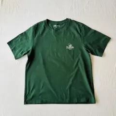 UNIQLO PEANUTS スヌーピーTシャツ　グリーンL