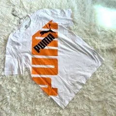 美品【PUMA】 ロゴプリント Tシャツ LL