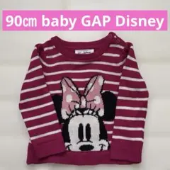 90㎝ baby GAP Disneyミニーマウス ニットセーター