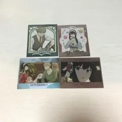 【スパイファミリー】フォト風メタルステッカーコレクション 4枚セット