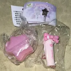 アイドルペンライト　プリンセススター　ピンク② ガチャ　カプセルトイ