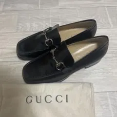 GUCCI ホースビットローファー ブラック