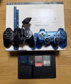 PS2 薄型　SCPH-70000 本体セット メモリーカード付 動作確認済み