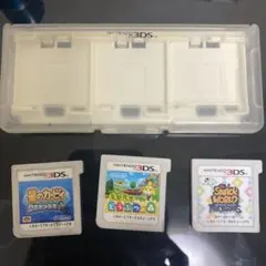 ニンテンドー3DS ゲームソフト 3本セットケース付き