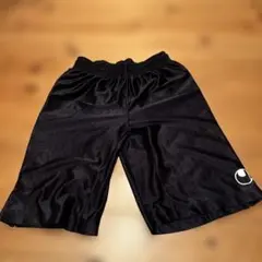 uhlsport ゴールキーパー用　パッド付きハーフパンツ ブラック　Sサイズのサムネイル