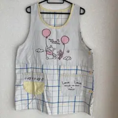 くまのプーさん ピグレット　保育士　エプロン　Pooh