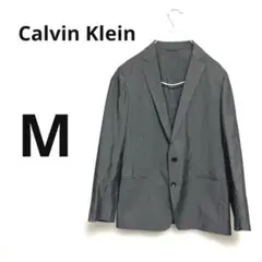 Calvin Kleinカルバン・クライン　ジャケット　グレー　ストライプ柄　M
