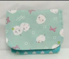 ひぃ☆プロフ必読様専用★移動ポケット★　ハンドメイド　シマエナガ　ミント