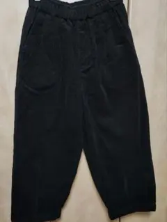 週末セール休日と詩　ニューボンボンパンツコーデュロイ　ブラック