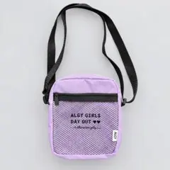 ★新品未使用品★アルジー ショルダーバッグ パープル キッズ　【ALGY 】