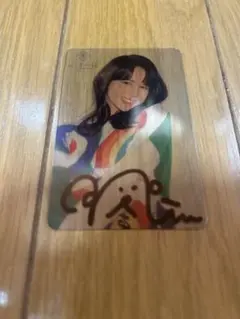 NiziU　ニナ　直筆サイン　クリアカード　FC　入会特典