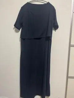 y*n様 西松屋 ELFIN DOLLリブ編み マタニティワンピース 授乳 妊娠