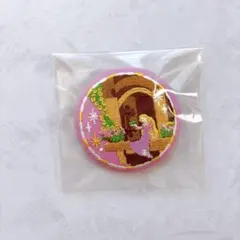 【新品・未使用】ディズニー刺繍缶バッジ ラプンツェル