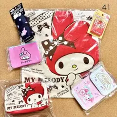 41 送料無料♪ マイメロディ トート&雑貨 6点セット