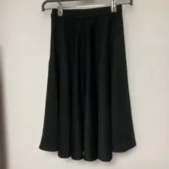 MOUSSY黒のフレアスカートのサムネイル