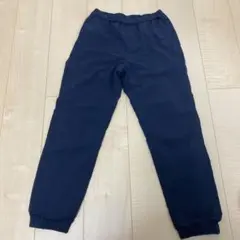 ユニクロ　ウォームイージーパンツ　ネイビー　150