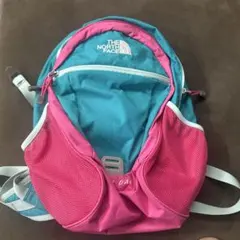 THE NORTH FACE 小型リュック 青/ピンクのサムネイル