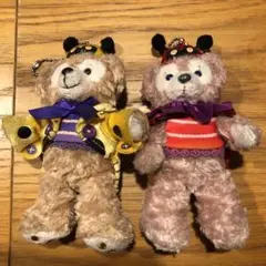 ダッフィー シェリーメイ ぬいぐるみバッジ