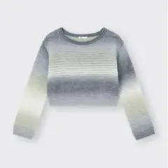 ライトヘアリーグラデーションセーター　GU